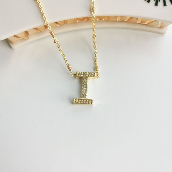 Kendra Scott Jewelry - Kendra Scott Letter Gold I Pendant Necklace